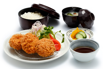 手造り コロッケ定食