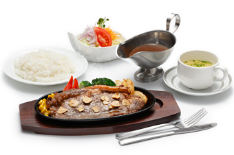 ステーキセット(土・日・祝 限定メニュー)
