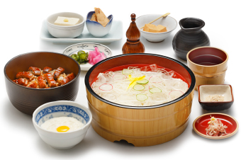 うな丼とそうめん膳