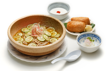 夏季限定!!すだち蕎麦セット